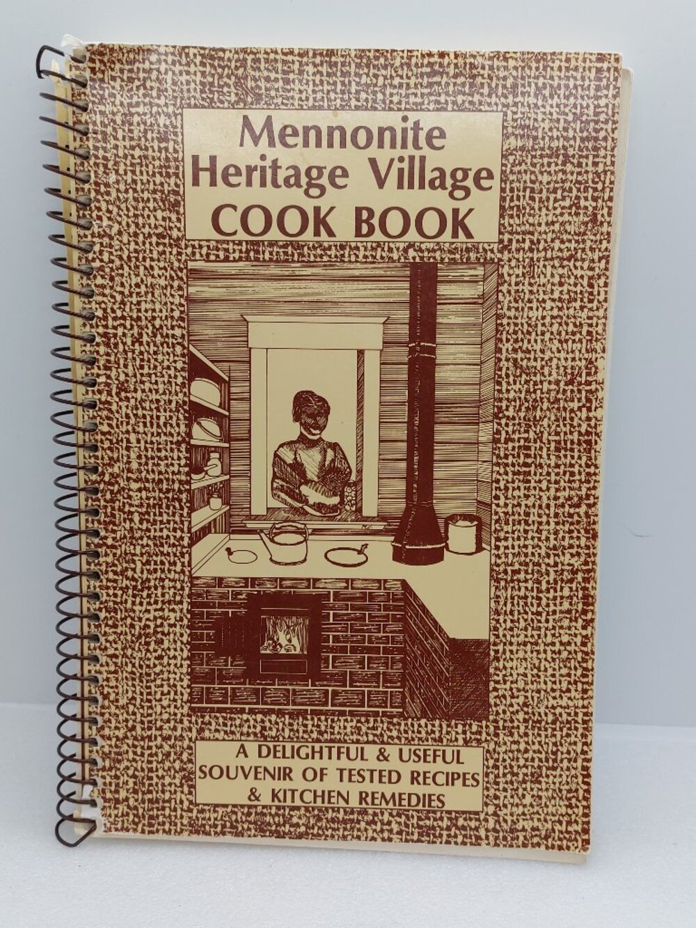 Vintage 1981 Mennonite Heritage Village Cookbook & Remedies